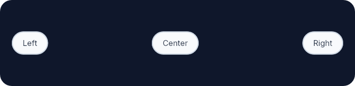 Rendered row alignment example