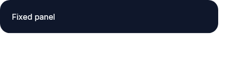 Rendered fixed width size example